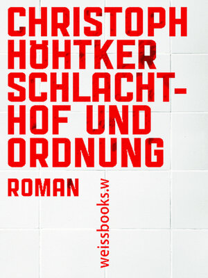 cover image of Schlachthof und Ordnung